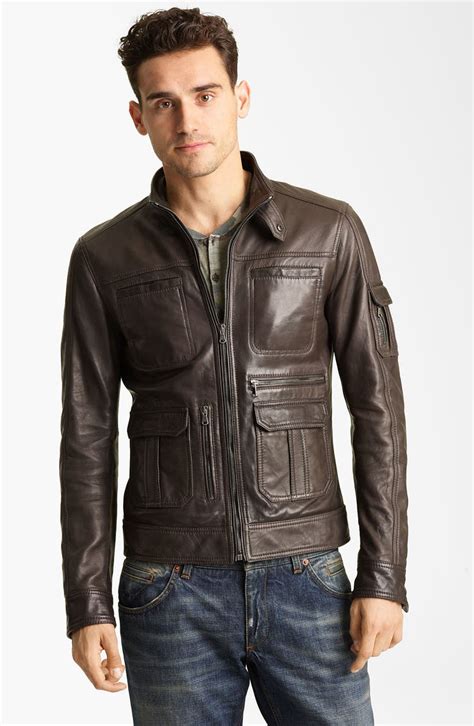 Men's Dolce & Gabbana Leather Jackets Sale 